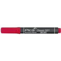 Pica Permanentmarker 2-6mm, Keil spitze, rot / SB
