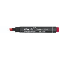 Pica Permanentmarker 2-6mm, Keil spitze, rot / SB