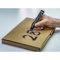 Pica Permanentmarker 4-12mm Keilspitze, schwarz