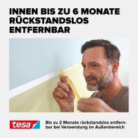 Tesa Kreppband 25m x 25mm Preci.indoor gelb 56270