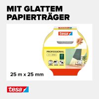 Tesa Kreppband 25m x 25mm Preci.indoor gelb 56270