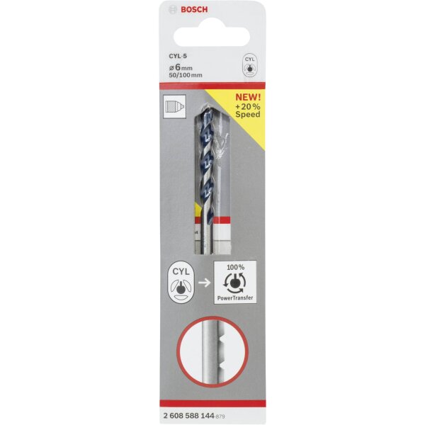 Bosch 1 Betonbohrer CYL-5 6x50x100mm