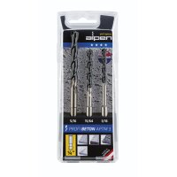 Alpen APTM3 HM-Beton 6kant Set 3-tlg.