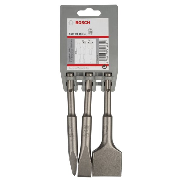 Bosch Meissel-Set SDS plus 3 tlg. 140 mm