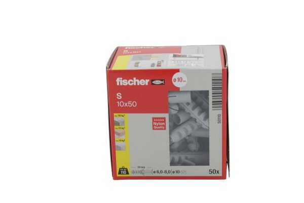 Fischer 50110 S 10 PLUG, 50 Stück