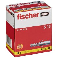Fischer 50110 S 10 PLUG, 50 Stück