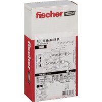 Fischer ULTRACUT FBS II 6x40/5 P 100 St.