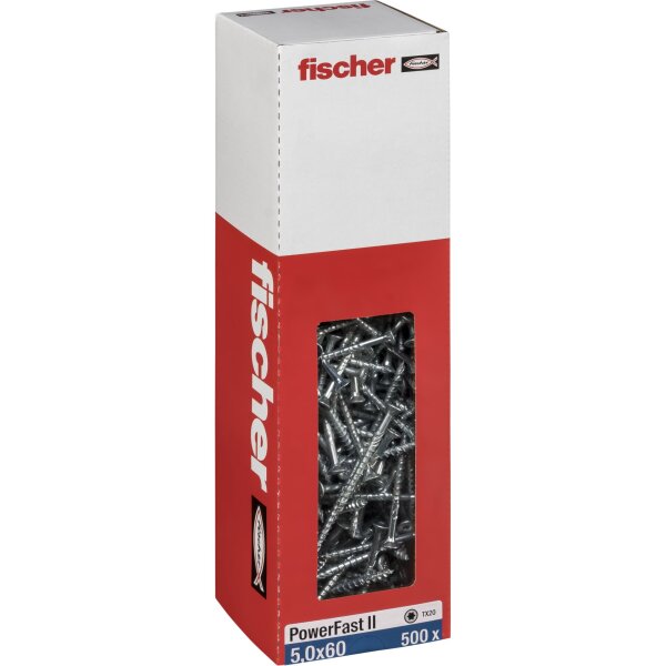 Fischer PowerFast II 5,0x60 SK TX TG blvz 500