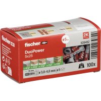 Fischer DuoPower 5x25 100 St.