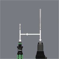 Wera Kraftform Kompakt 41 Falttasche mit 89 mm langen Bits