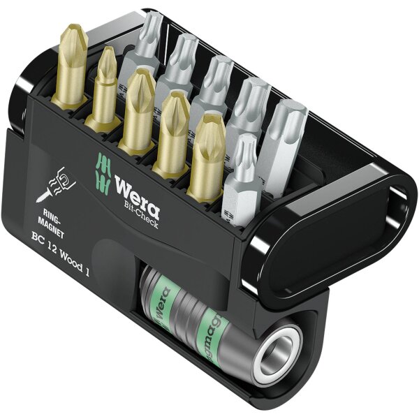 Wera Bit-Check 12 Wood 1 Bits Sortiment