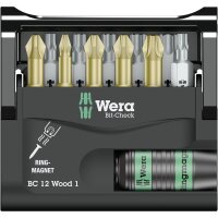 Wera Bit-Check 12 Wood 1 Bits Sortiment
