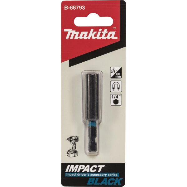 Makita B-66793 Bit-Halter 1/4  Mag 60mm