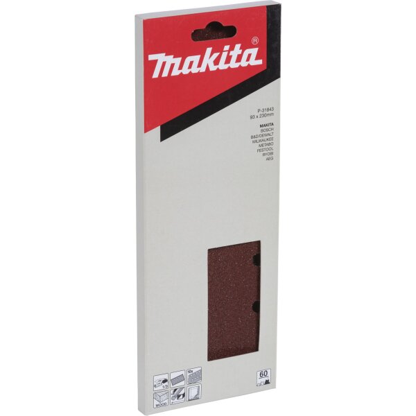 Makita P-31843 Schleifpap. 93x230mm K60 LOCH