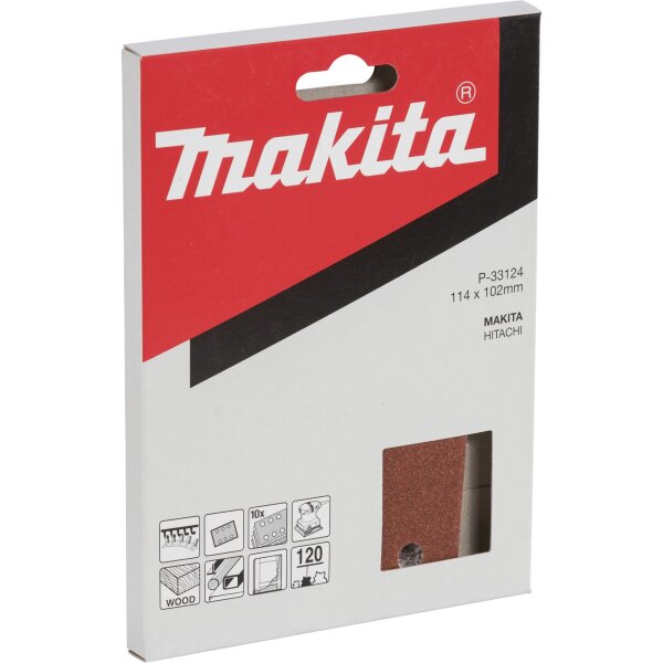 Makita P-33124 Schleifpap. Kl. 102x114 K120