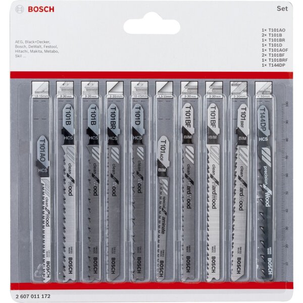 Bosch Blister Set STB 10-Stk. clean