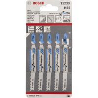 Bosch 5 Stichsägeblätter T 123 X
