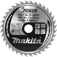 Makita B-33635 SPECIALIZED Sägeb.136x20x36Z