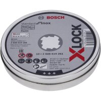 Bosch X-LOCK Trennsch.Dose10x115 1mm Std Inox