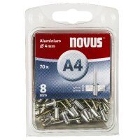 NOVUS Blindniete A 4 X 8 ALU 70ST