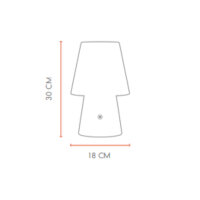 8 seasons No. 1 Stone 30 dimmbare RGB-LED mit Akku