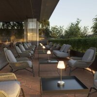 New Garden Lola Slim 30 Akku Tischleuchte Rose Gold
