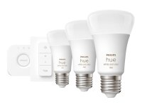 Philips Hue LED Lampe E27 3er Pack White Color Amb. + Set