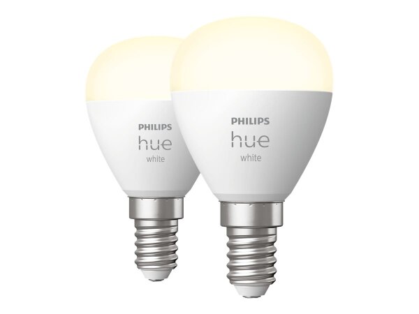Philips Hue LED Lampe E14 2er Set 5,7W 470lm White Luster