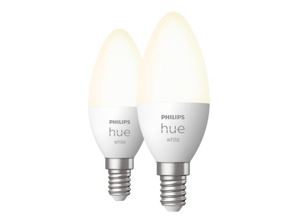 Philips Hue LED Lampe E14 2er Set 5,5W 470lm White