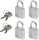 4x1 Master Lock Vorhängeschloss gleichschließend 9120EURQNOPCC