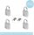 4x1 Master Lock Vorhängeschloss gleichschließend 9120EURQNOPCC