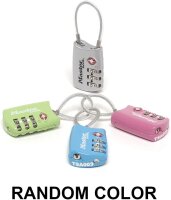 Master Lock Reiseschloß 4688EURD Zahlenkombination TSA farbl sort