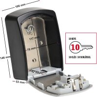 Master Lock Schlüsseltresor + Montageset