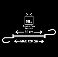 2x1 Master Lock Gummispannseil Doppelhaken 3021EURDAT