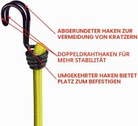 2x1 Master Lock Gummispannseil Doppelhaken 3022EURDAT