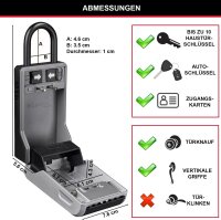 Master Lock Schlüsselkasten mit abnehmbarem Bügel 5480EURD