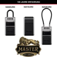 Master Lock Schlüsselkasten mit Wandmontage 5481EURD