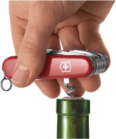 Victorinox V-1.36 13 Camper Taschenmesser, Holzgriff, rot