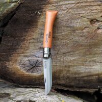 Opinel Taschenmesser No. 08 in Holzbox inkl. Kunstlederetui