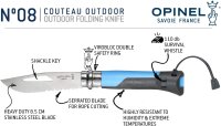 Opinel Taschenmesser No. 08 Outdoor blau