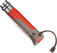 Opinel Taschenmesser No. 08 Outdoor rot