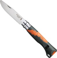 Opinel Outdoor Junior No. 07 Taschenmesser mit Pfeife khaki