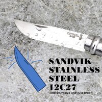 Opinel Taschenmesser No. 08 Holzgriff Walnuss