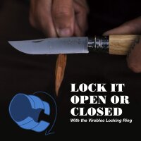 Opinel Taschenmesser No. 08 Holzgriff Walnuss