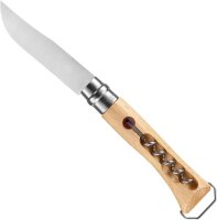 Opinel Taschenmesser No. 10 mit Korkenzieher
