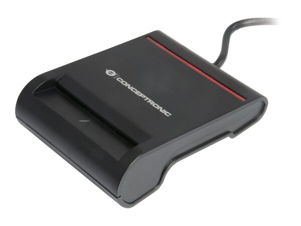 Conceptronic SCR01B Smart-Card-Lesegerät USB USB 2.0 Schwarz