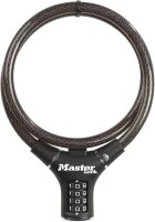 Master Lock Kabelschloss 12mm ergonomisches Design...