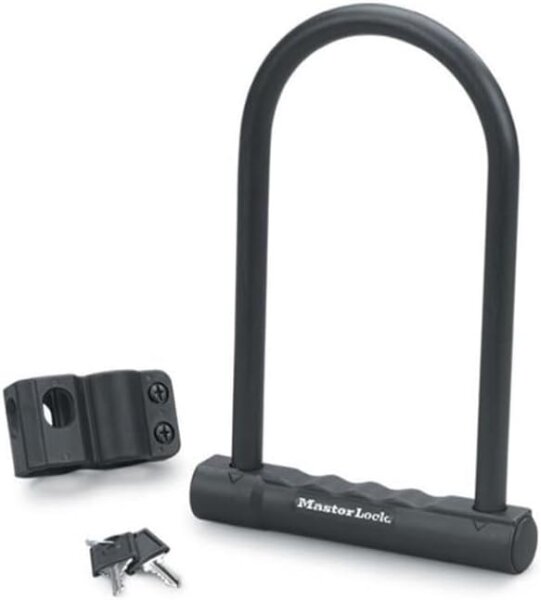 Master Lock Bügelschloss inkl. 2 Schlüssel schwarz 8170EURDPRO