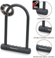 Master Lock Bügelschloss inkl. 2 Schlüssel schwarz 8170EURDPRO