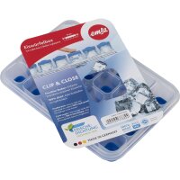 Emsa Clip&Close Eiswürfelbox blau